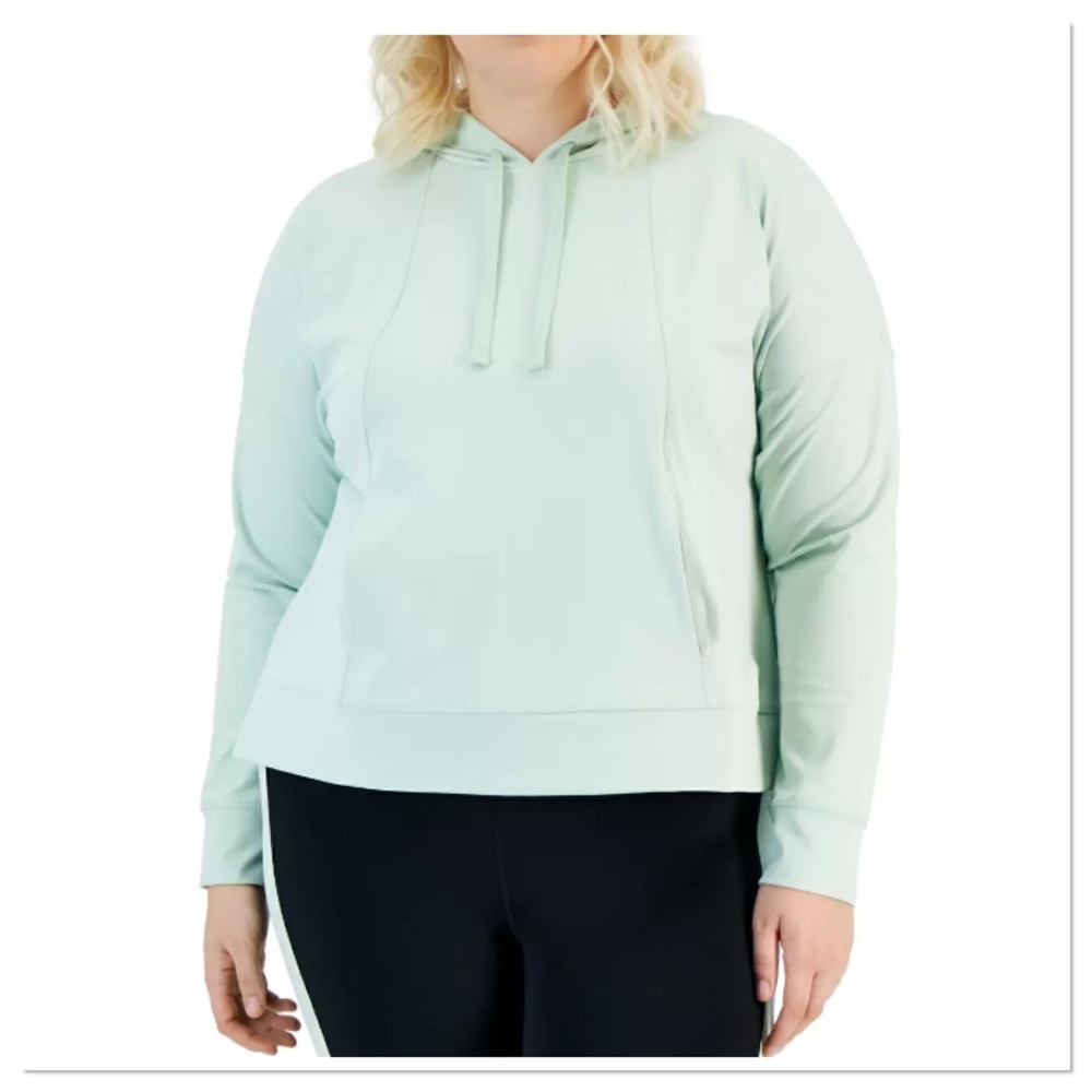 Ideology Women’s Plus Size Techy Drawstring Hood Hoodie NWT